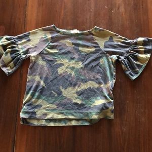 Camo youth shirt
